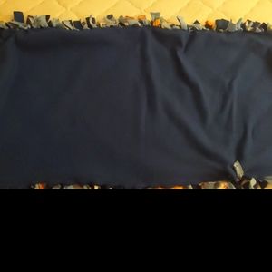 Baby boy tie fleece blanket